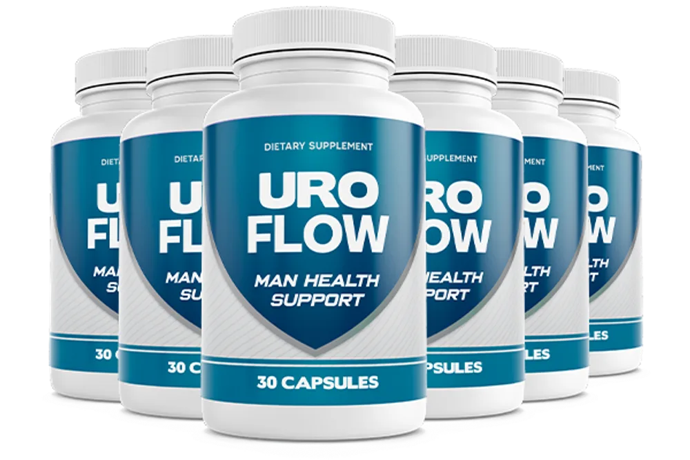 UroFlow prostate and urinary support supplement bottles